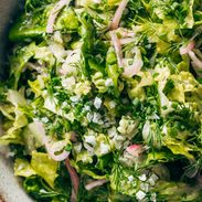 Bistro salad in a bowl.