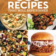 Collage of SOS recipes that will save dinncer.