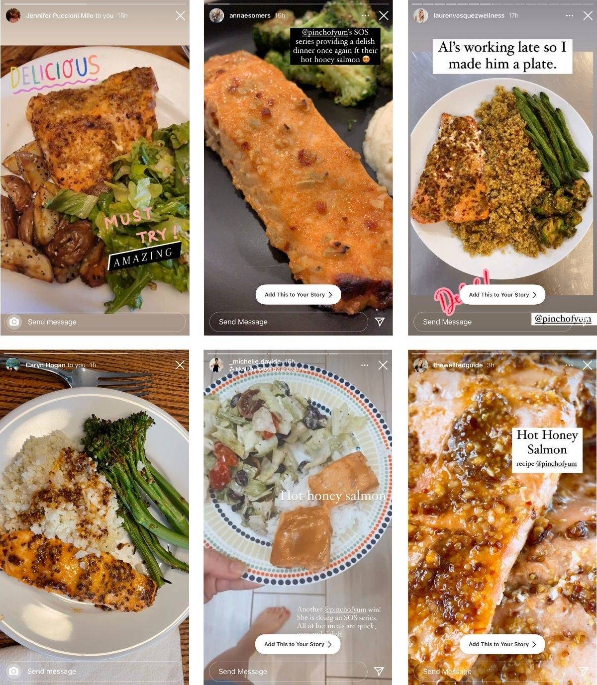 Reader images of the Hot Honey Salmon recipe.