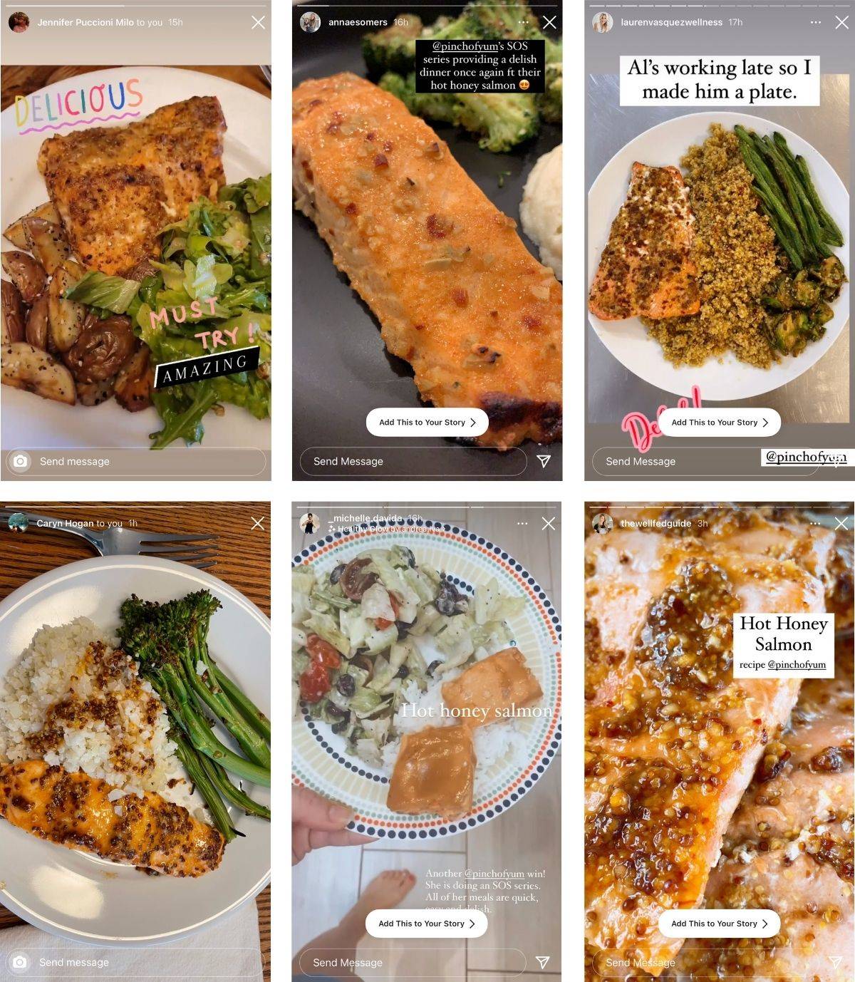 Reader images of the Hot Honey Salmon recipe.